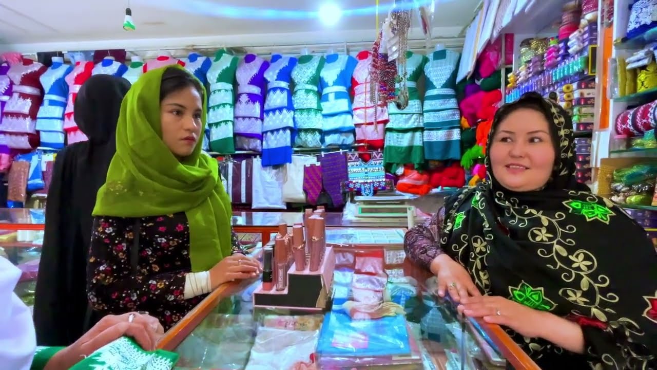 شهرک دوازده امام برچی و نرخ لباس های شال هزارگی با زهره و آبه عليرضا 🥰🥰🥰