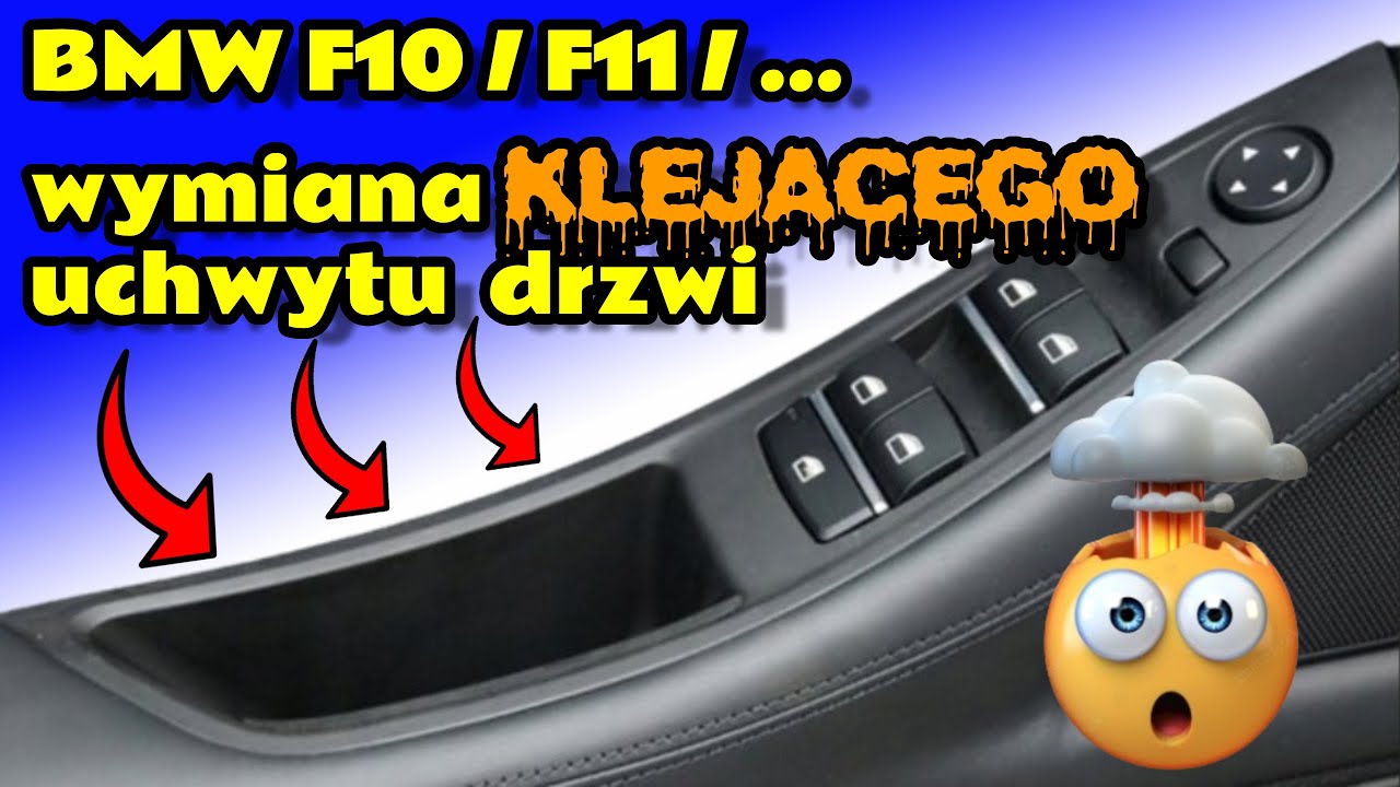 BMW F10 F11 wymiana KLEJĄCEGO uchwytu drzwi kierowcy rączki lewe przednie drzwi