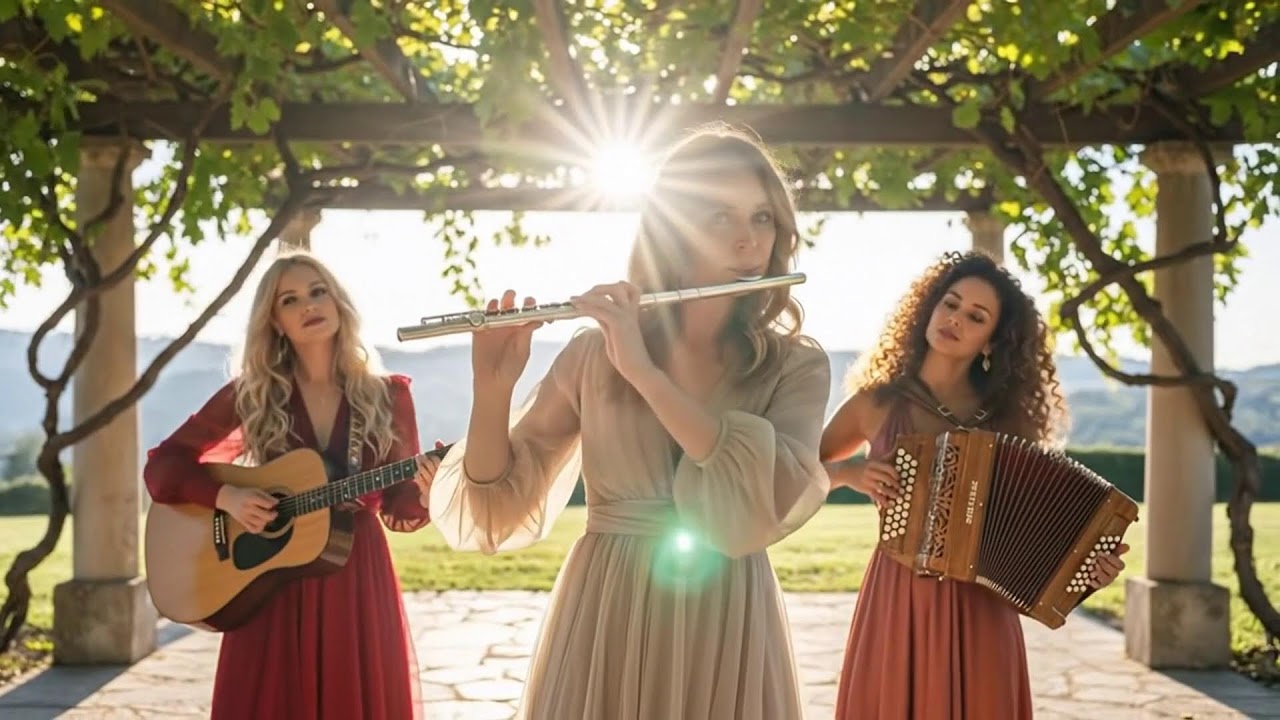 The Golden Balcony | Cinematic Flamenco Guitar, Sax, Accordion & Flute