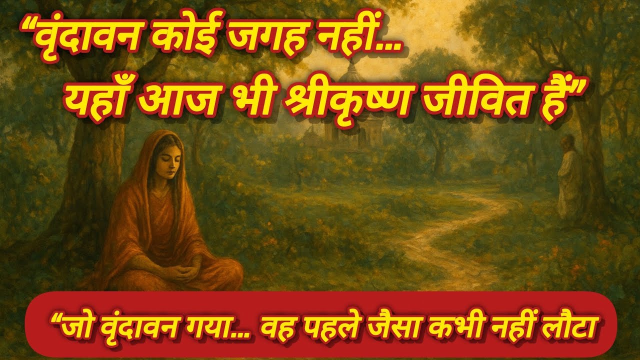 जो वृंदावन गया… वह पहले जैसे कभी नहीं लौटा 🦚💗🕉️ || 