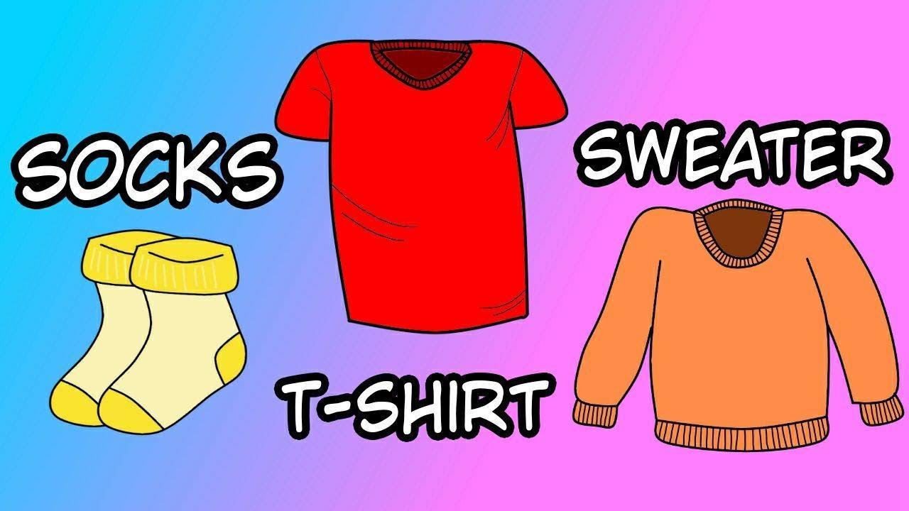 La ropa en inglés para niños  Peques Aprenden Jugando  Video de las prendas de vestir y accesorios