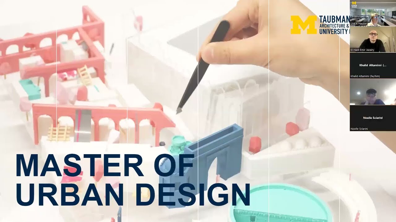 Master of Urban Design Information Session | Taubman College | October 2022