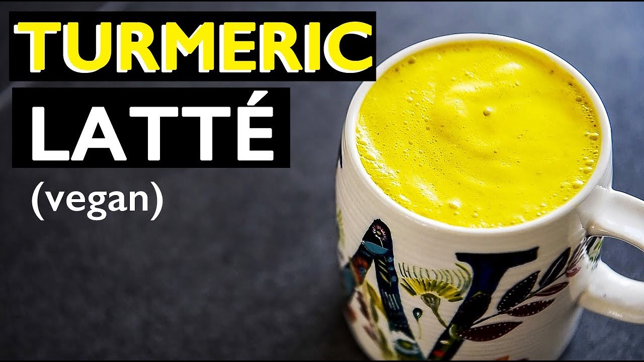 Golden Milk Turmeric Latt&eacute; Recipe ***HOW TO REMOVE YELLOW STAIN VITAMIX***