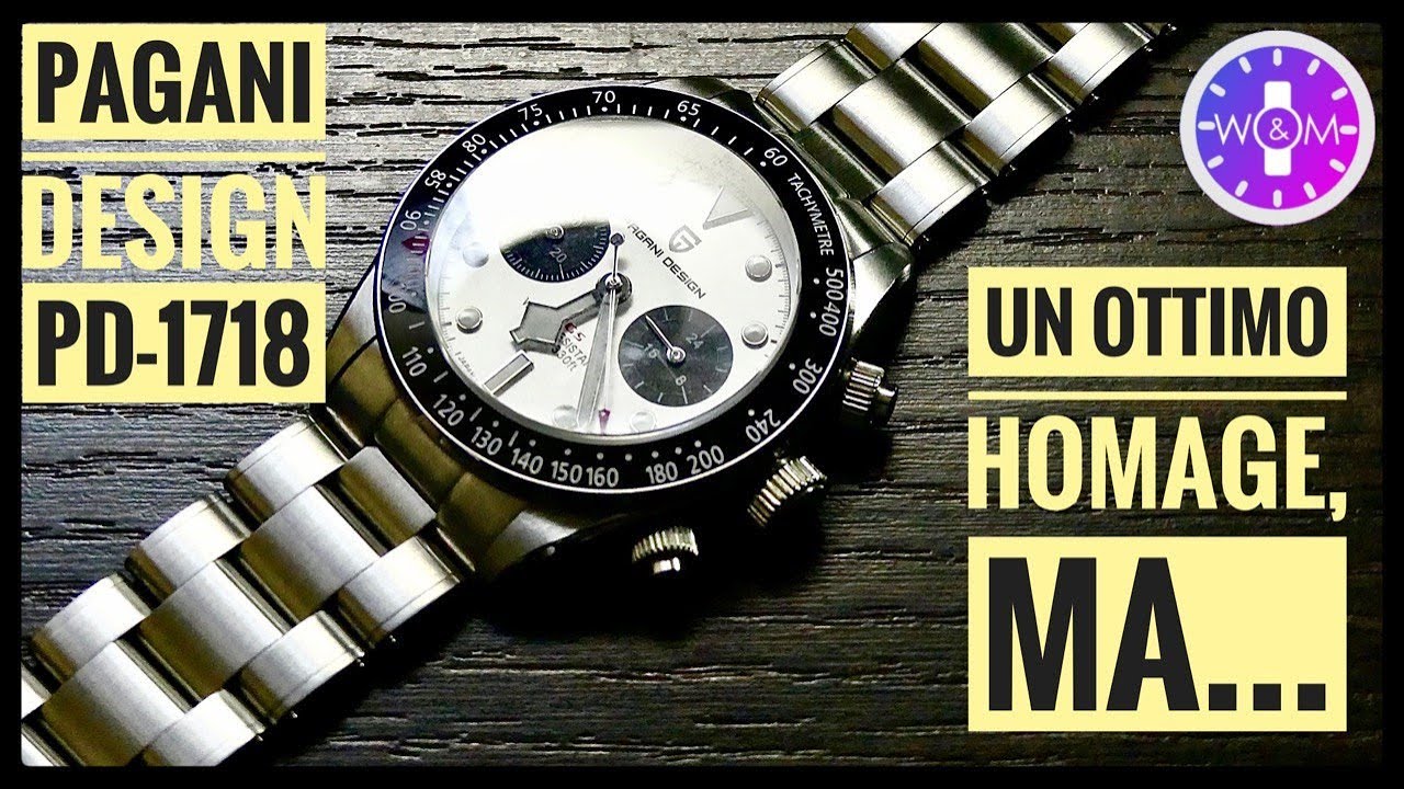RECENSIONE PAGANI DESIGN homage BLACK BAY CHRONO, bello MA...