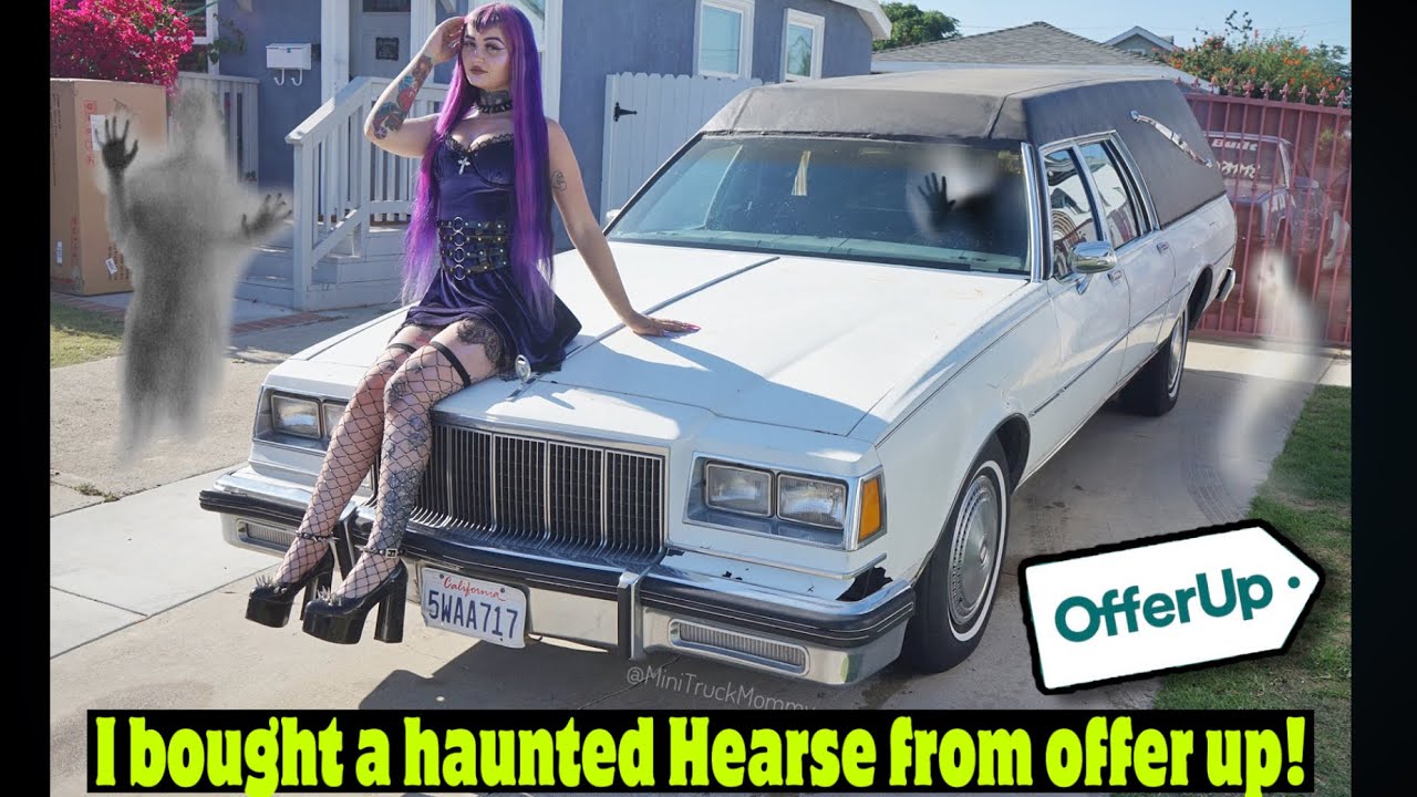 I bought myself a haunted Hearse! Full Car Tour!