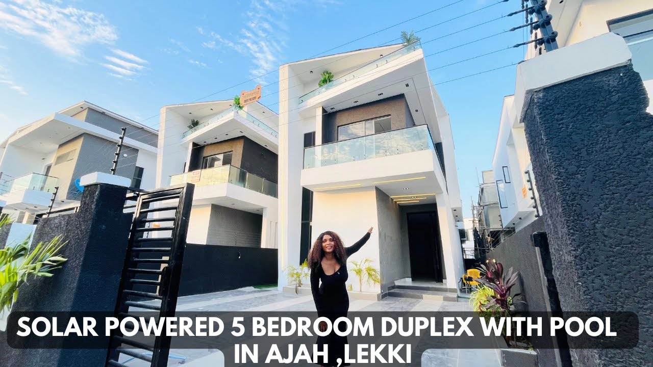 affordable luxury 5 bedroom fully detached duplex with swimming pool for sale in Ajah, Lekki, Lagos