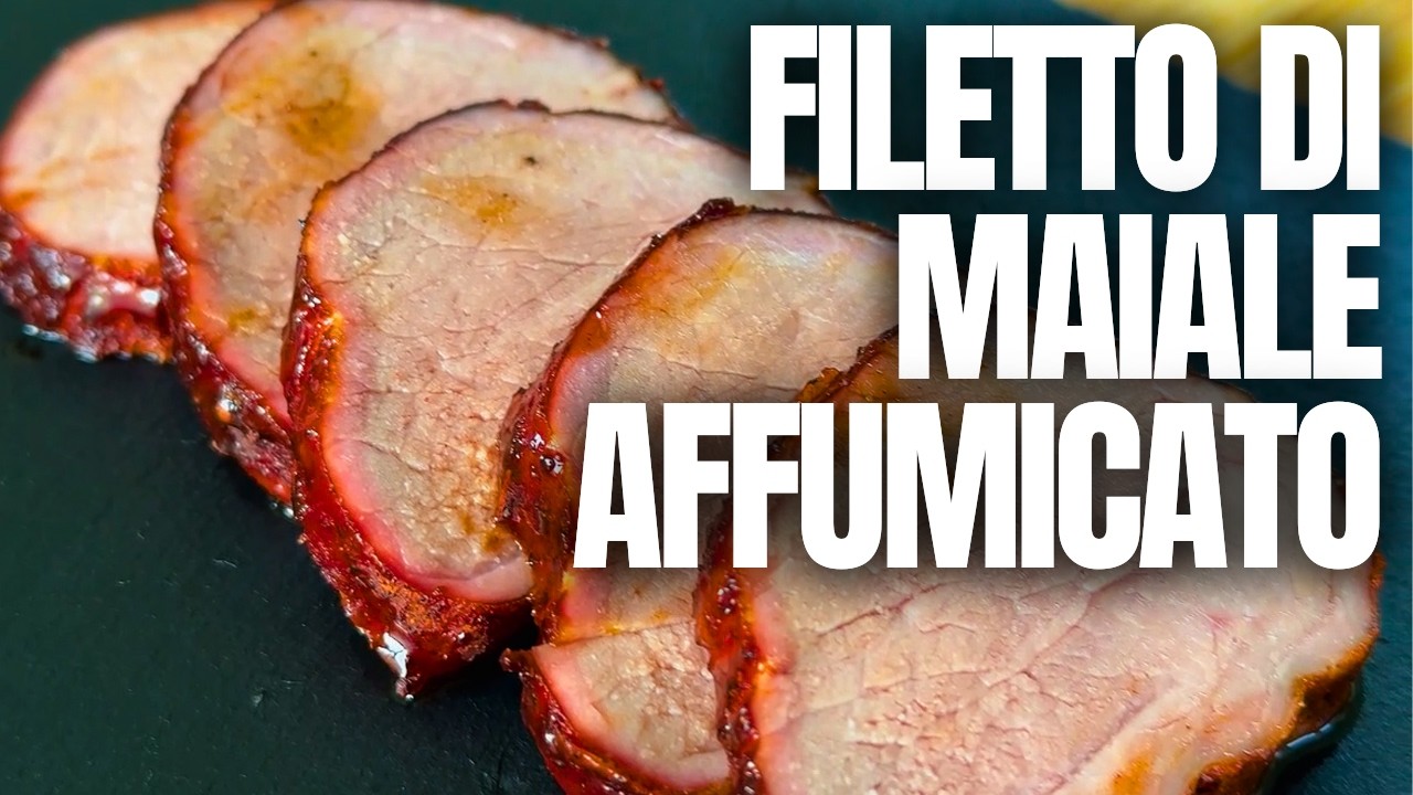 🔥FILETTO DI MAIALE AFFUMICATO AL BBQ: Tenero, Succoso, Saporito e Perfettamente Cotto!🔥