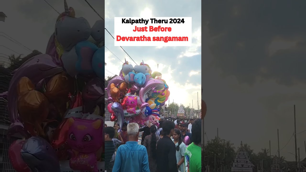 Kalpathi Ratholsavam 2024 (Just Before Devaratha Sangamam on 15th November 2024) #shorts