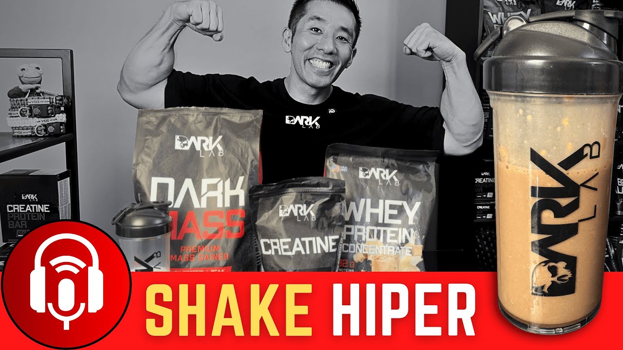 Shake Hiperproteico e Hipercalórico no Bulking Dark Lab | Dica de como ganhar Massa #teamdarklab