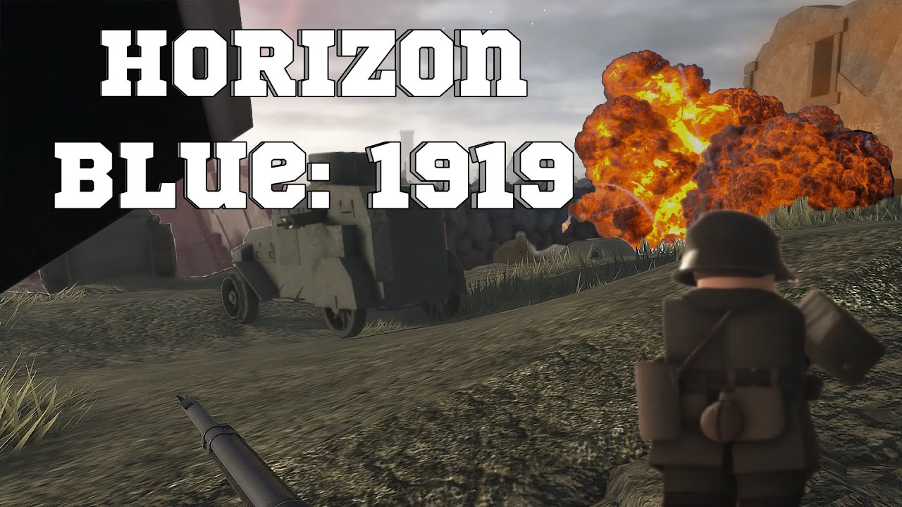 Это режим про Первую Мировую в Roblox  / Horizon Blue: 1919