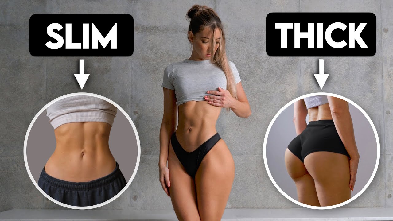 Get ROUND BOOTY, SLIM WAIST & FLAT ABS - Pilates SLIM, THICK Workout! Floor Only, No Squats, At Home