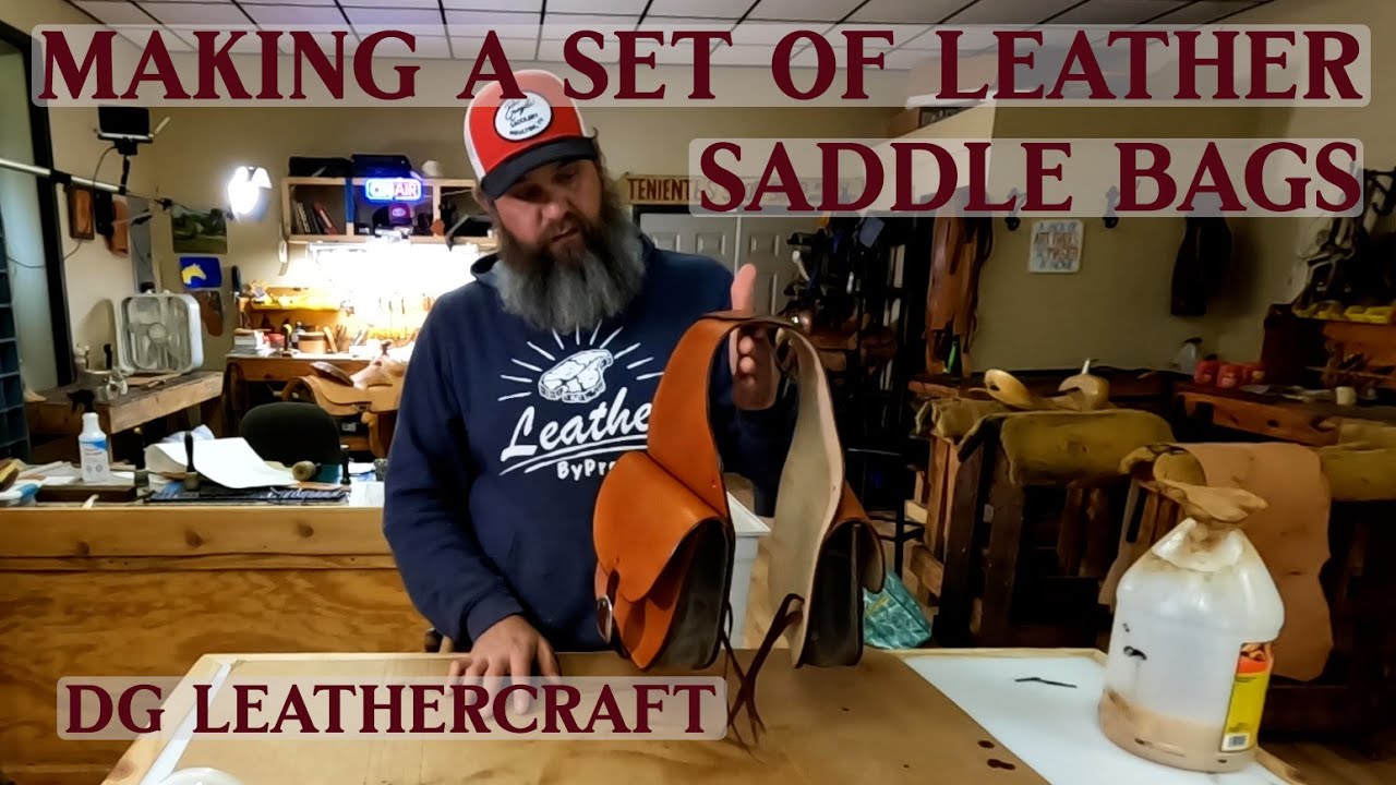 Making a Set of Leather Saddle Bags