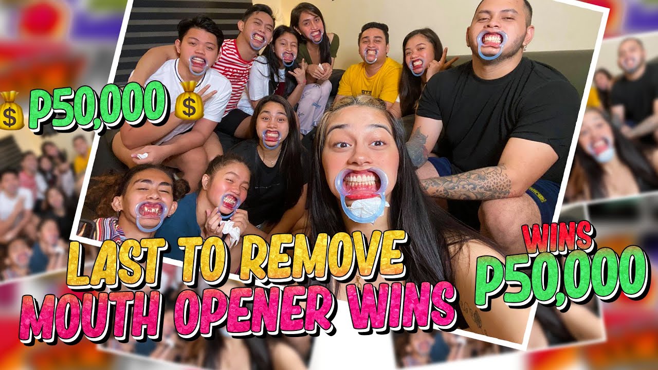 LAST TO REMOVE MOUTH OPENER WINS P50,000! w/ TEAM ZEBBY | ZEINAB HARAKE