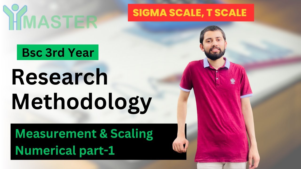Measurement & Scaling || BSc 3rd Year Research Methodology || Numerical part-1