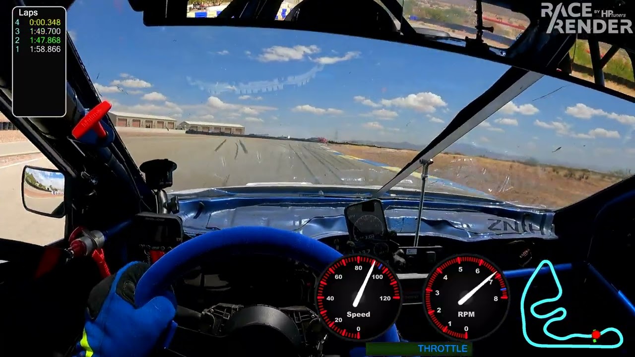 Inde Motorsports Ranch Config 4 CW - NASA ST4 Qualifying Race - Acura TSX Race Car - 5.4.25