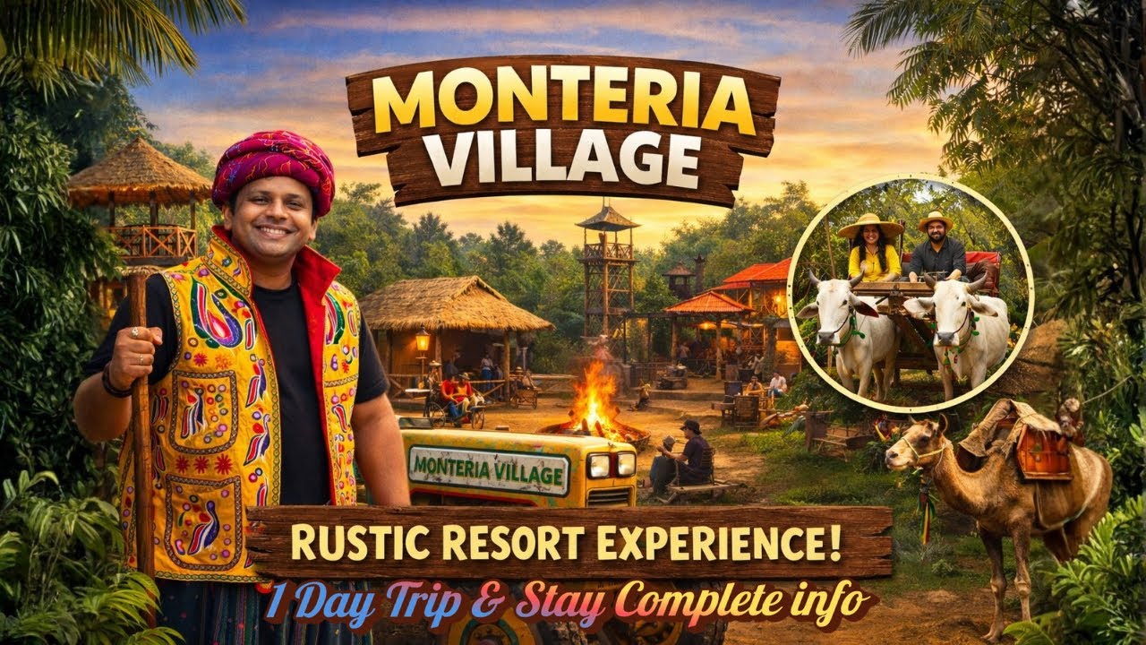 MONTERIA VILLAGE KARJAT | 1 Day Picnic near Mumbai Starting at ₹1600 | Stay at Monteria Village