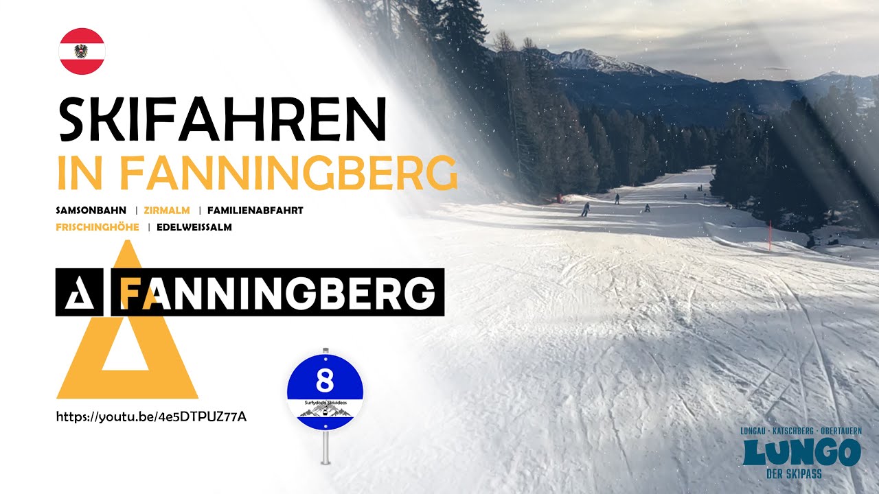 Fanningberg - Piste 08 (blau) - Familienabfahrt - Skifahren erleben