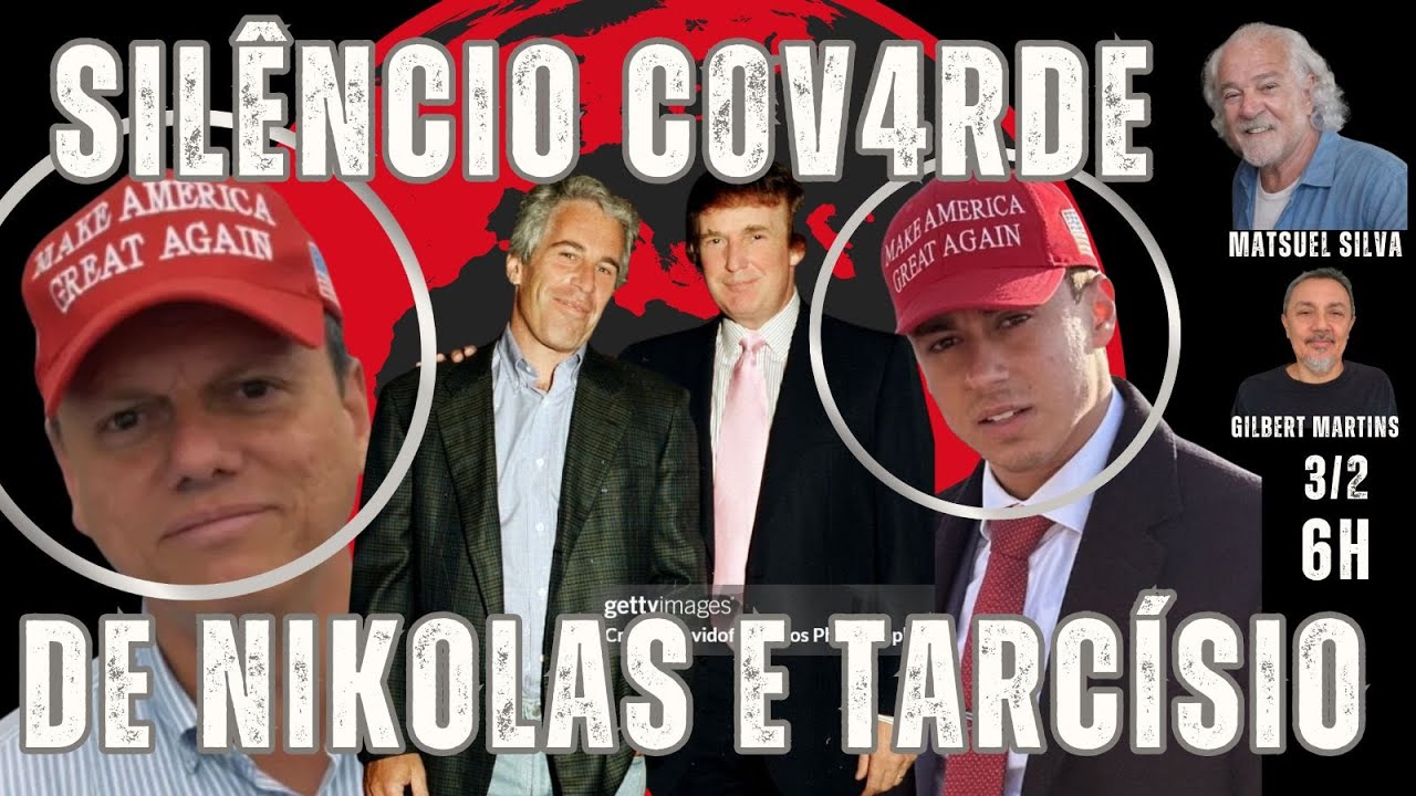 [AO VIVO] CADÊ O NIKOLAS? ARQUIVOS DEMOLIDORES NOS EUA CALAM A EXTREMA DIREITA NO BRASIL! (3/2/26)