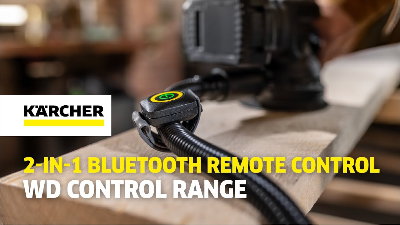Control Remoto 2 en 1 Kärcher: Máxima Comodidad para tu Aspirador WD