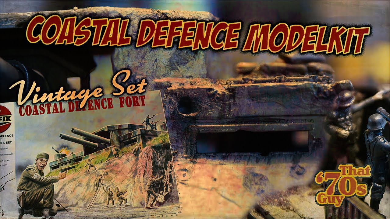 The MOST EPIC Vintage Coastal Defense Fort Model Build Ever!