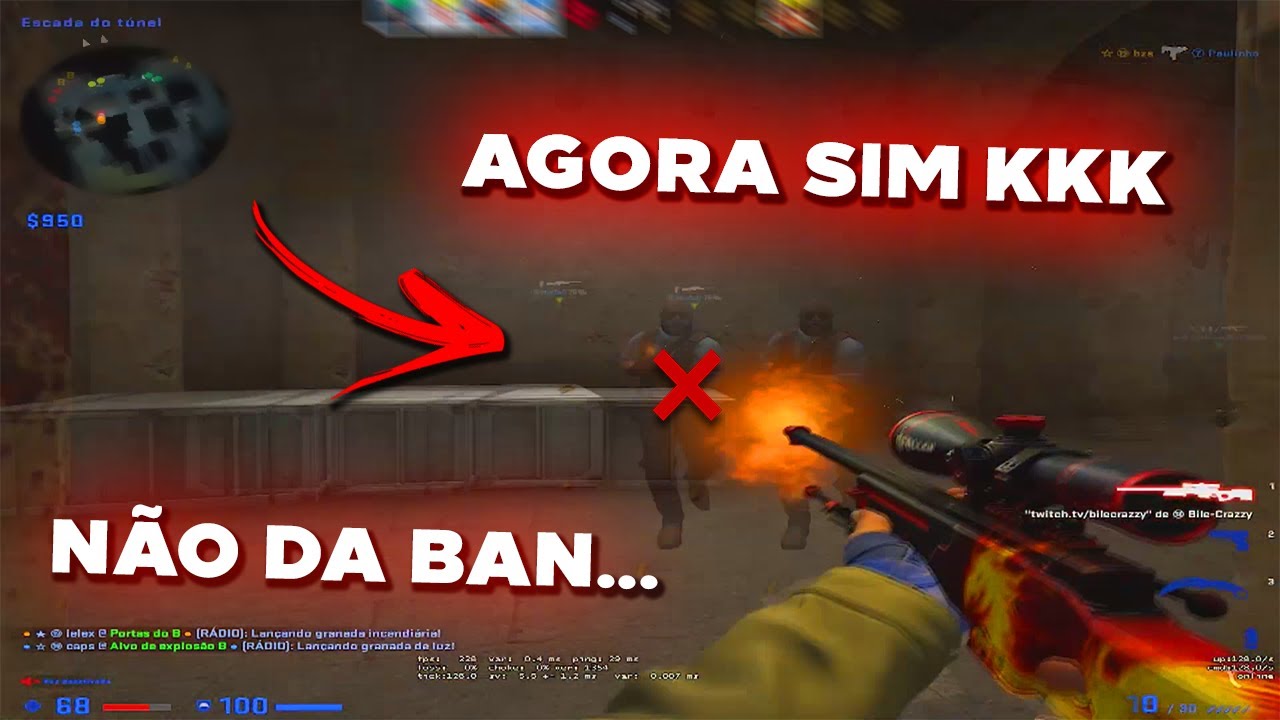 O MELHOR HACK de MIRA PRO CS:GO que N&Atilde;O DA BAN.. (LIFE HACKS)