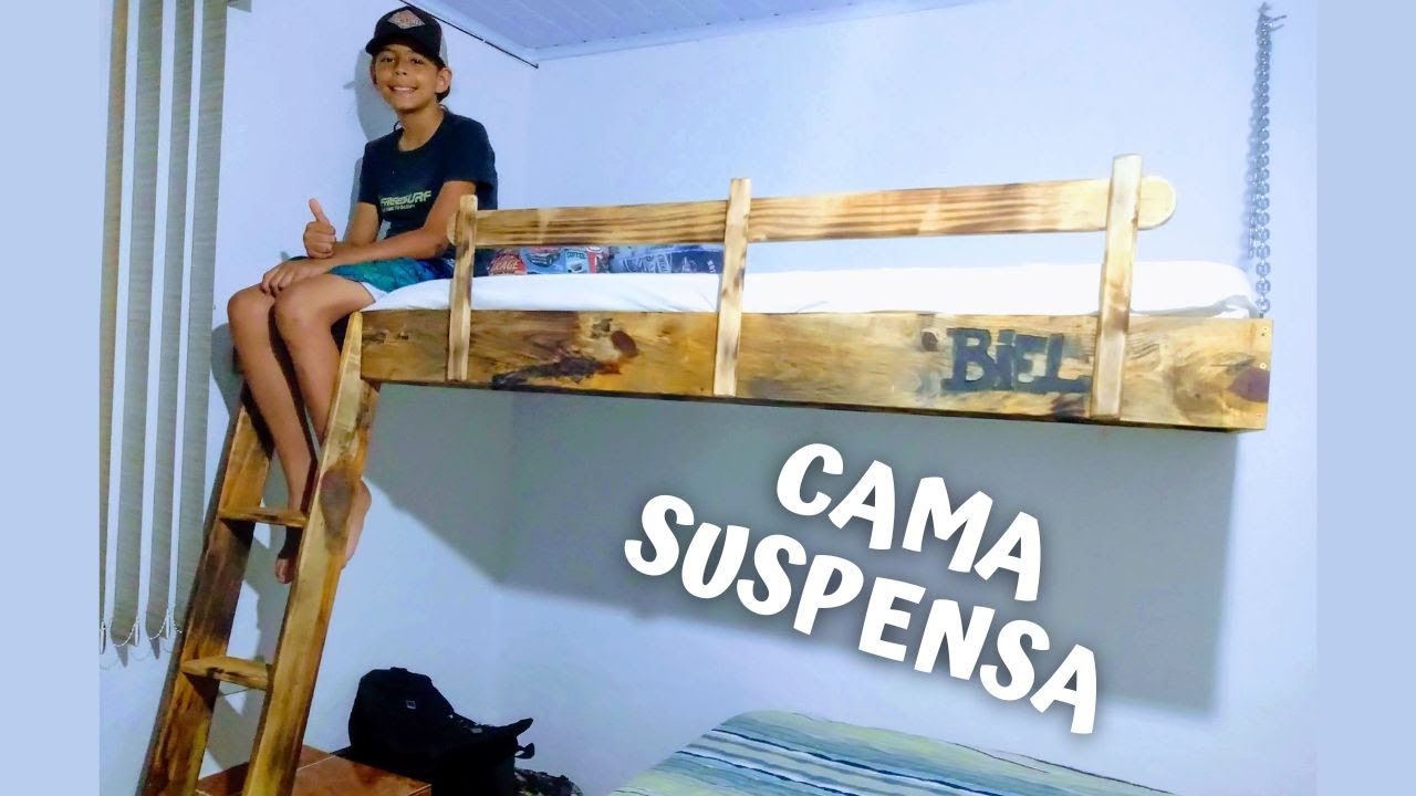 DIY - Cama Suspensa #reforma #criatividade #economia #marcenaria