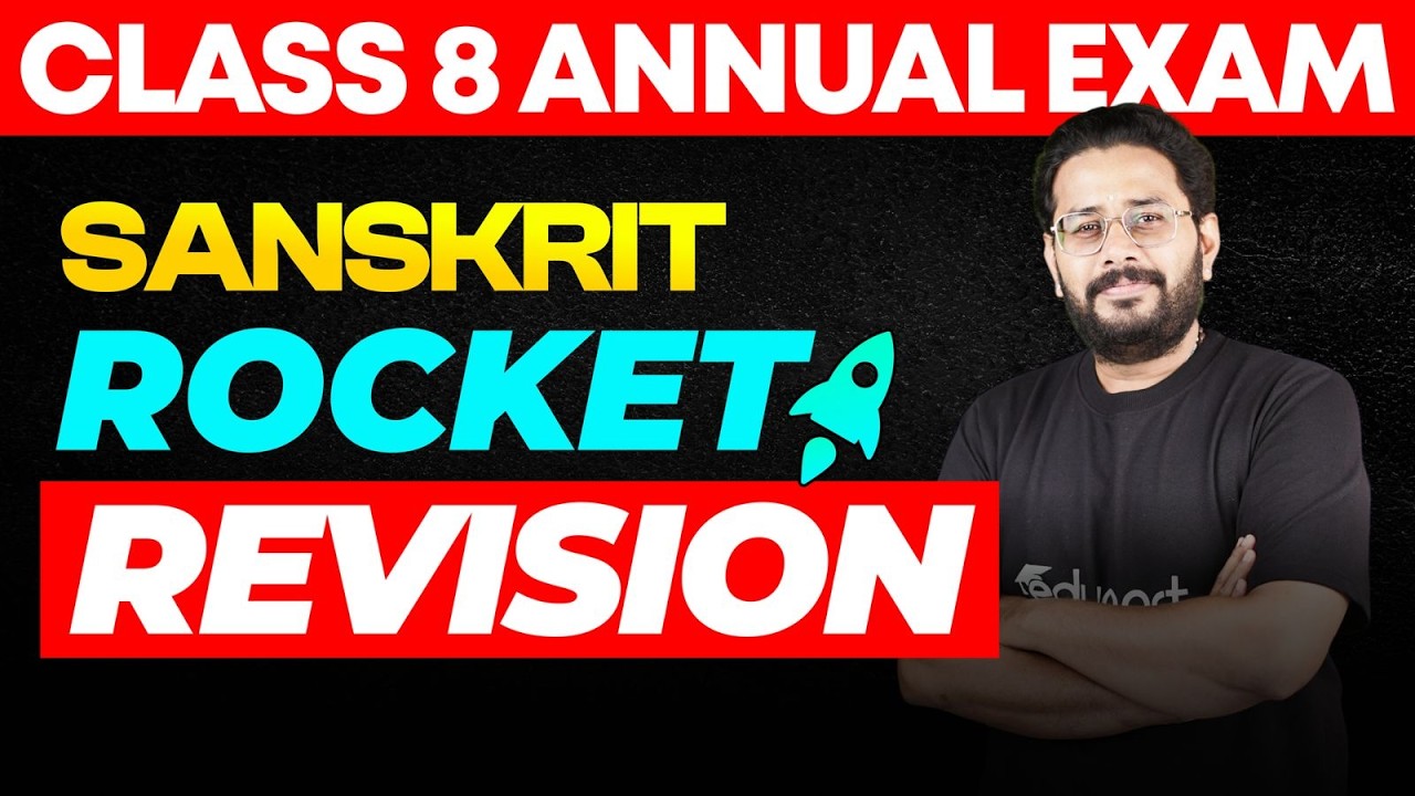Class 8 Sanskrit | Rocket Revision | Eduport Class 8