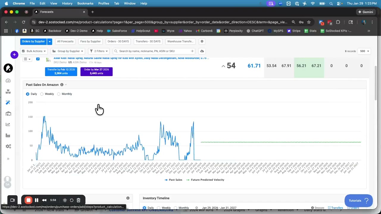 SoStocked Overview Demo, January 2026