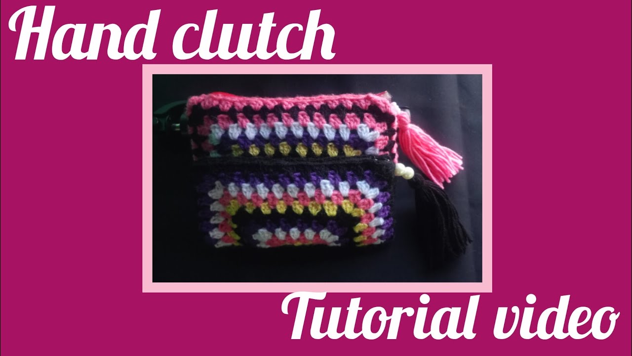 Hand clutch crochet #textcrochet gallery 
