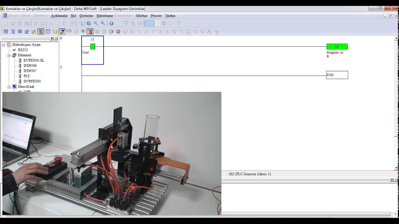 PLC programında hızlı komut yazmak