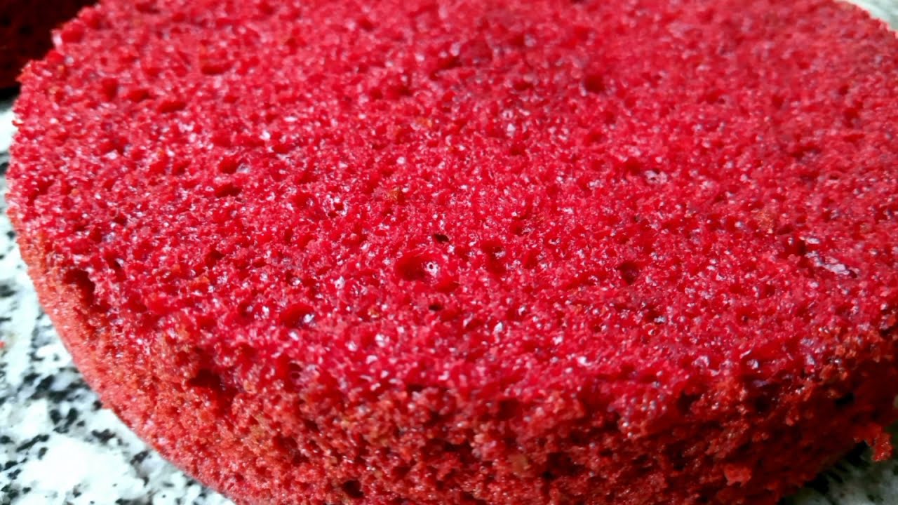 Massa Red velvet (o Famoso vermelho Aveludado 😱😋