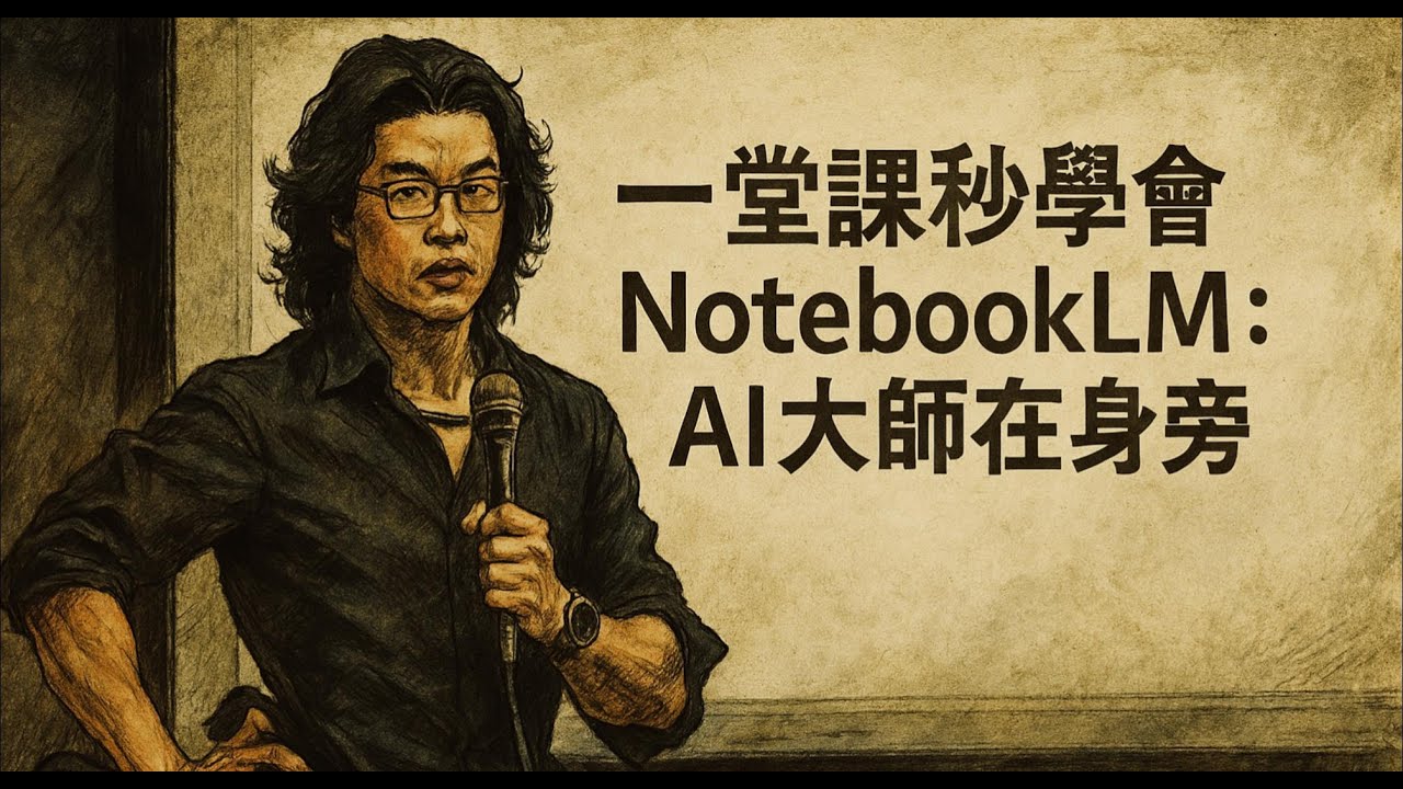 一堂課秒學會NotebookLM：AI大師在身旁