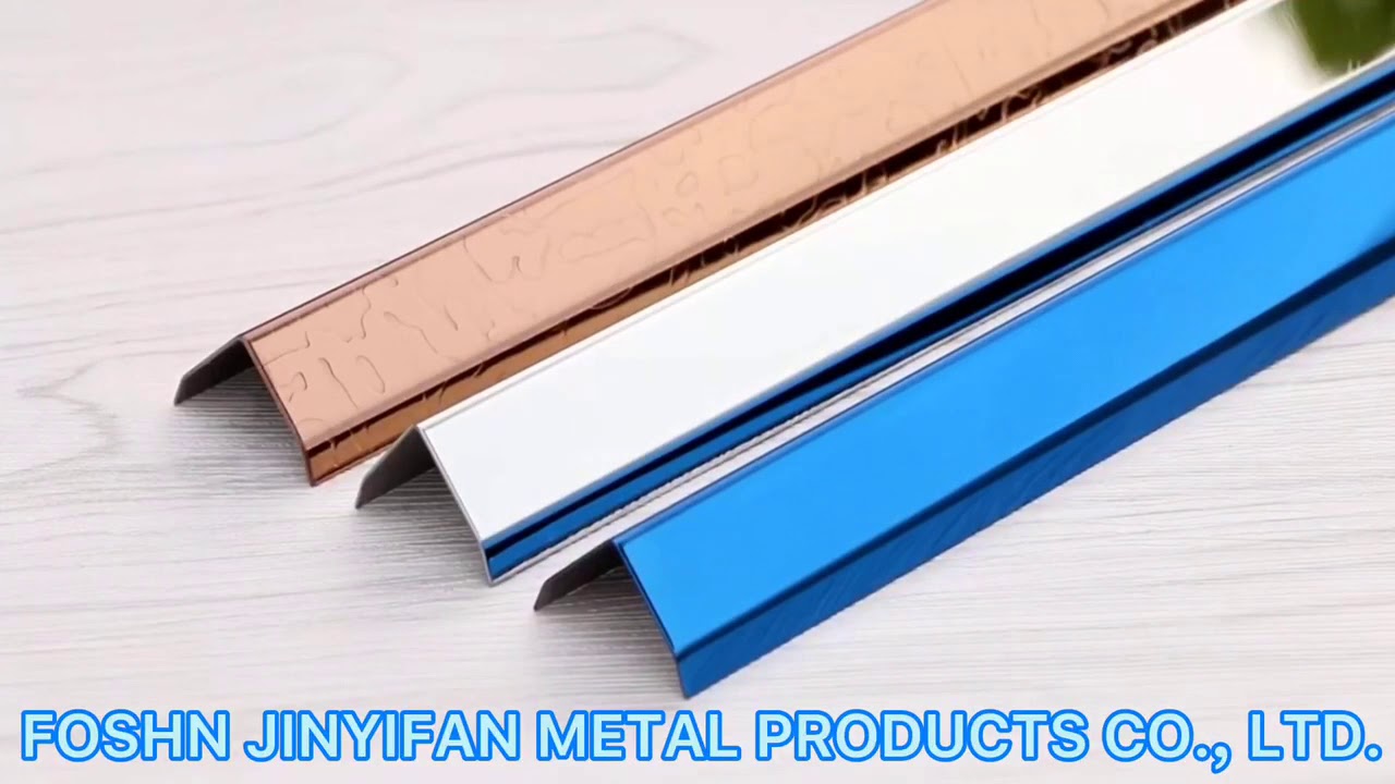 stainless steel L-Shaped tile trim