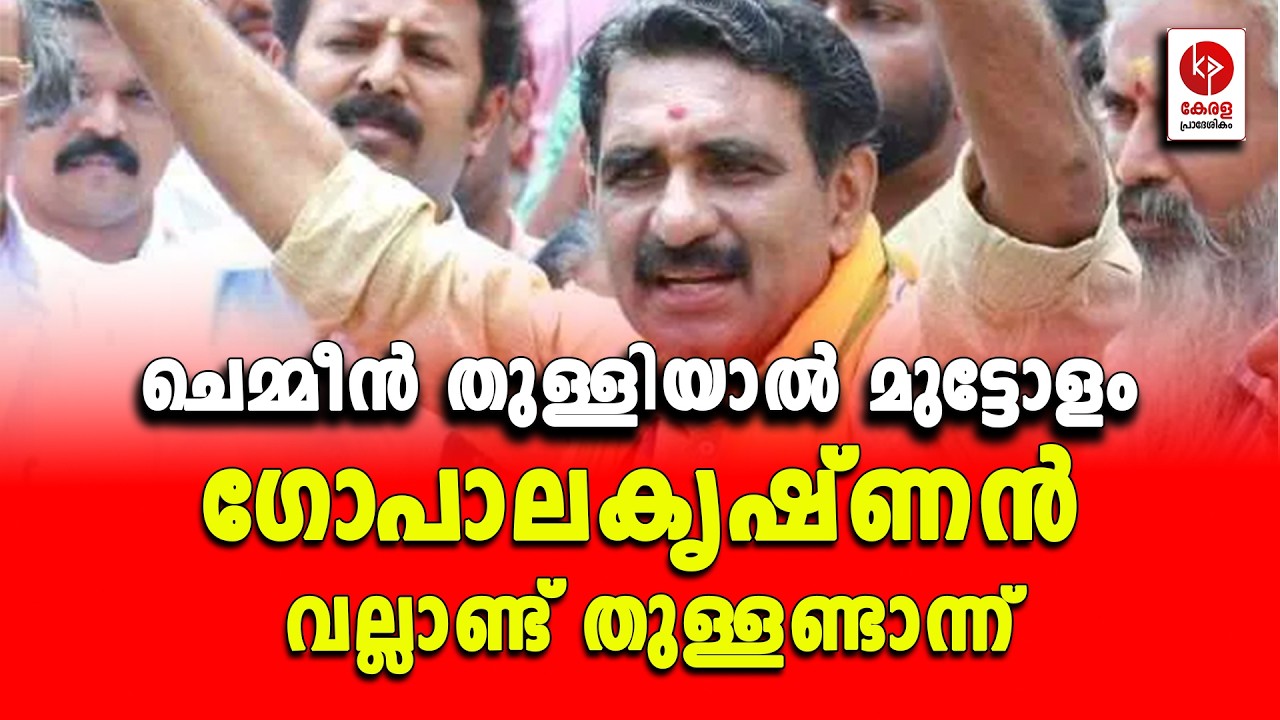 ഗോപാലകൃഷ്ണൻ വല്ലാണ്ട് തുള്ളണ്ടാന്ന്.. | Kerala pradeshikam |