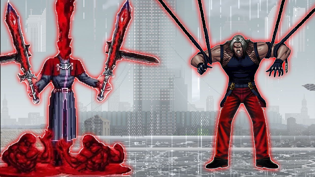 [KOF Mugen] BloodSurge-Corpse против Great Rugal Soul Team