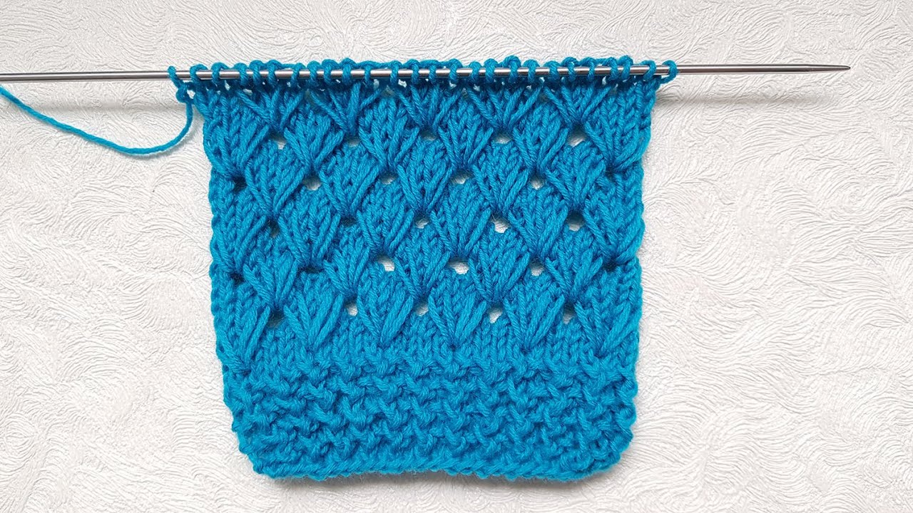 Pistachio Knitting Stitch | Pistazien-Strickstich | Punto pistacchio ai ferri | Punto Pistacho