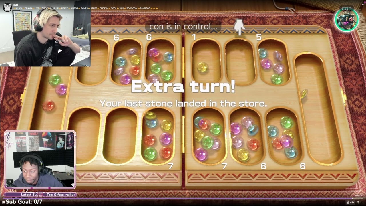 Analyzing xQc's Crazy Mancala Tactic??