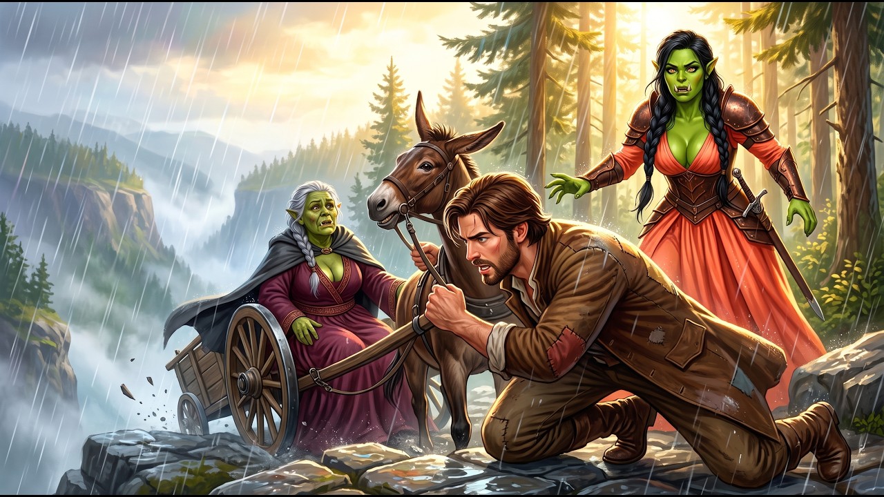He Stopped to Help an Elderly Orc Woman With Her Broken Cart&mdash;Then Her Beautiful Daughter Appeared