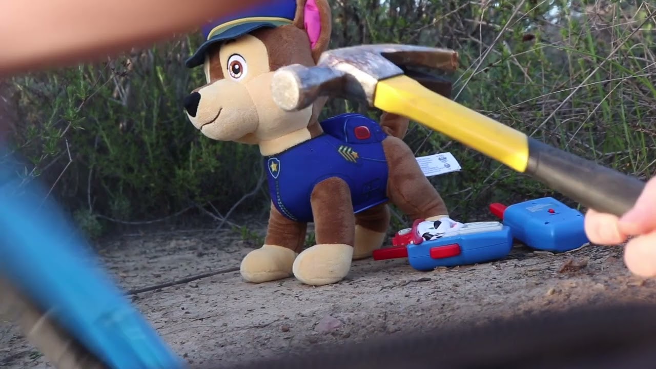 Paw Patrol Learning Tablet, Talking Chase and Walkie Talkies TRIPLE DESTRUCTION