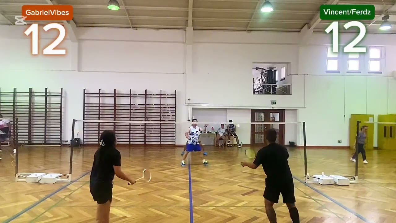 Badminton Men’s vs Mixed Doubles Game: Vincent/Ferdz vs GabrielVibes