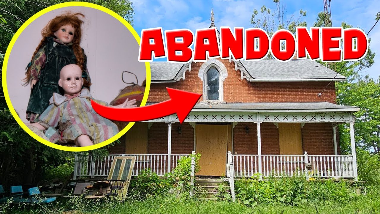 We Found A TERRIFYING Abandoned Doll House in the Woods