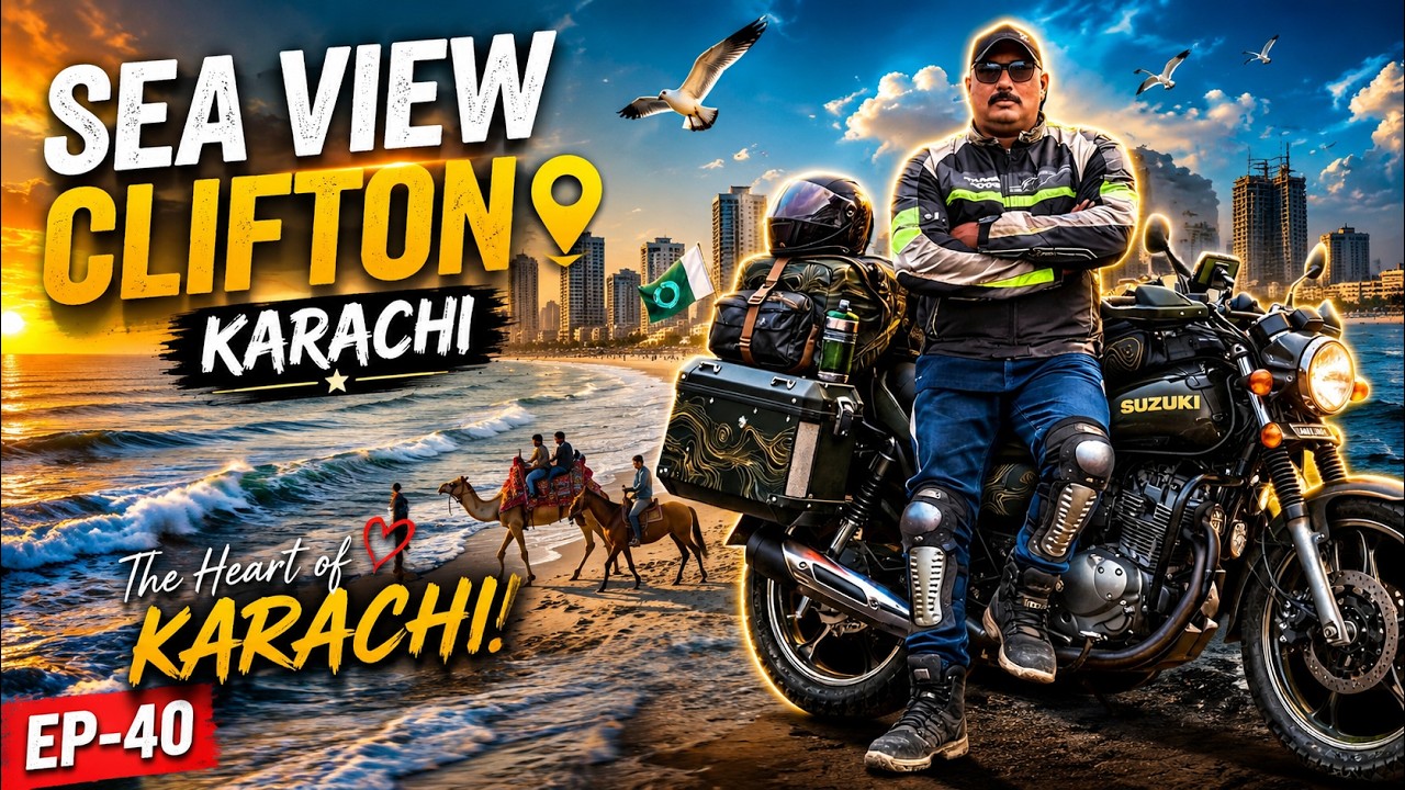 Clifton Sea View Karachi | Arabian Sea Sunset Beauty | Explore With Sial EP40