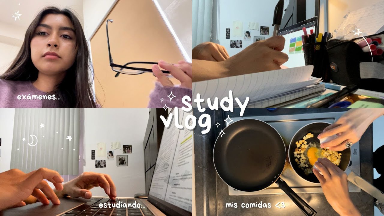 STUDY VLOG ✏️ mi rutina de mañana (05:00 am) & días productivos estudiando para exámenes ⊹ ࣪ ˖