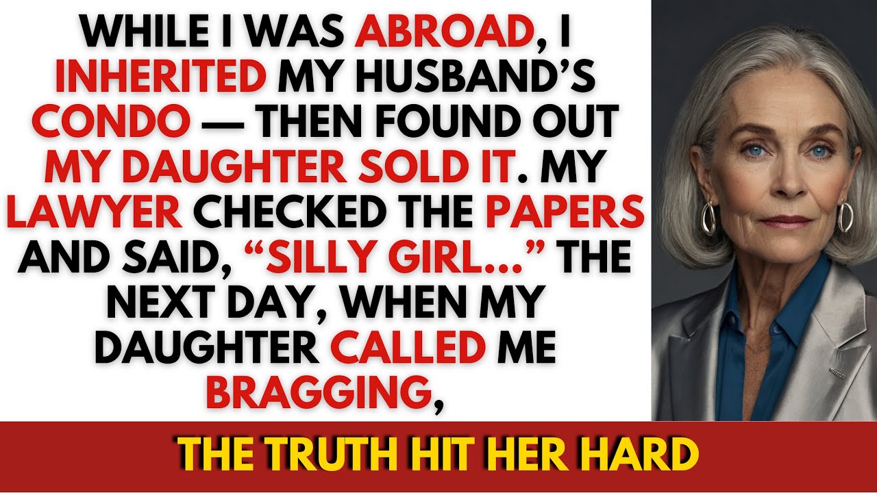 My Daughter Sold The Condo I Inherited From My Husband — But She Made A Crucial Mistake...