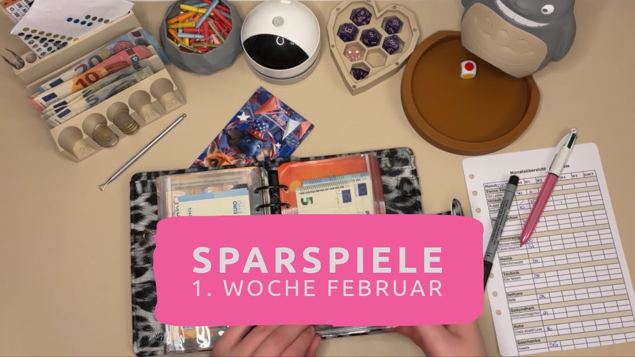 ✨Neuer Monat, neue Sparspielrunde 🎀🛍️#sparen #budgeting #budget #sparspiele #wochenplanung