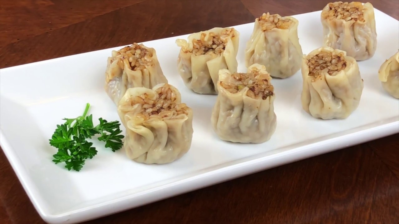 【彬彬有院】 食• 家常香菇糯米烧卖//Home made  Shau Mai