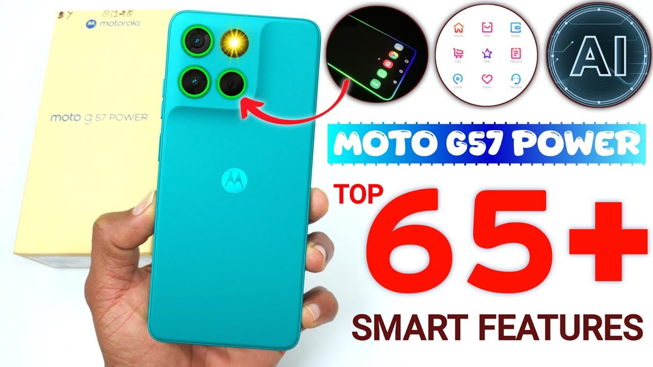 Moto G57 Power 5G Tips and Tricks Hidden Features | 65+ Smart Features!
