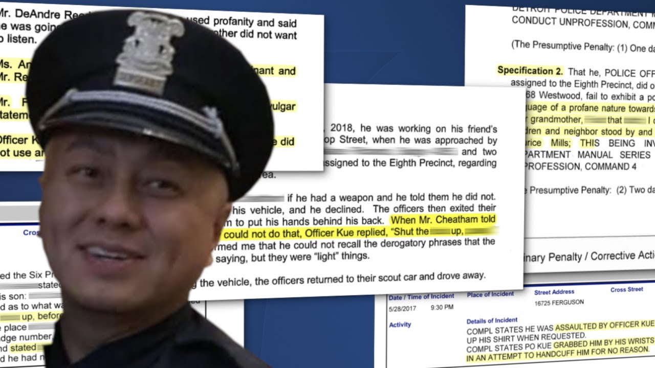 Detroit police moved to fire cop hit with 85 complaints. Why was he promoted?
