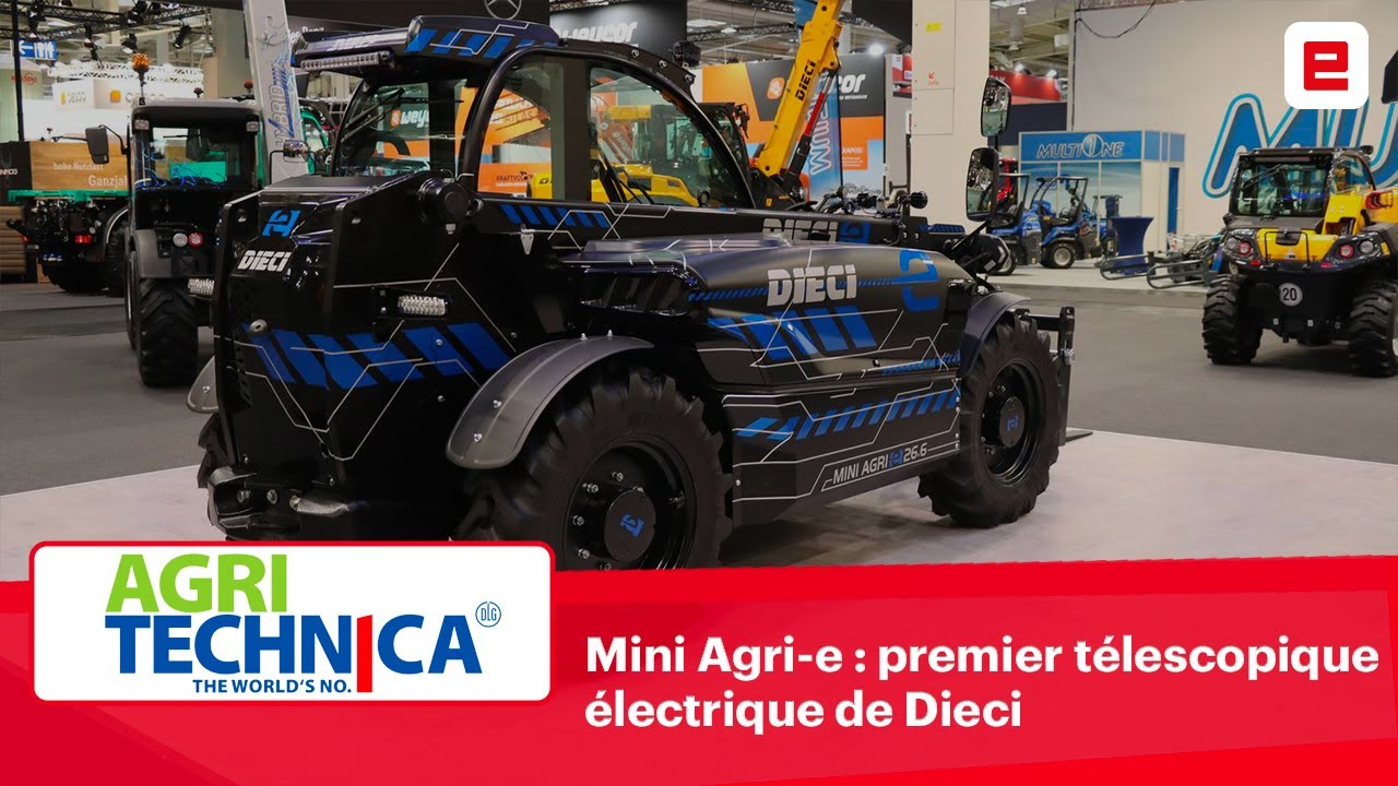 Un télescopique ELECTRIQUE Dieci à batteries INTERCHANGEABLES