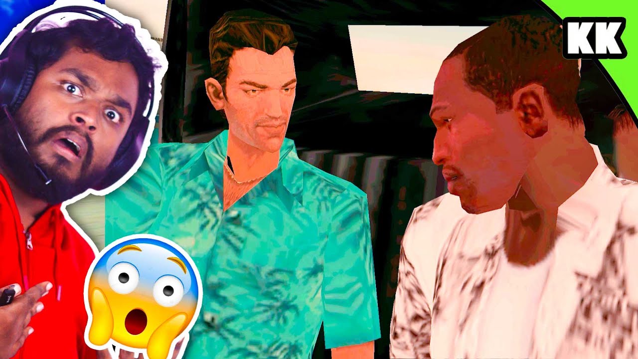 GTA San Andres CJ Meets Tommy Vercetti 😲 | #mrkk #gta #gaming #gameplay